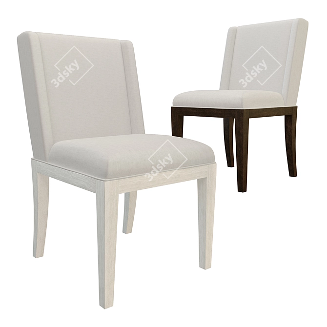 Modern Horizon Dining Chair – Stylish and Sturdy 3D model image 1