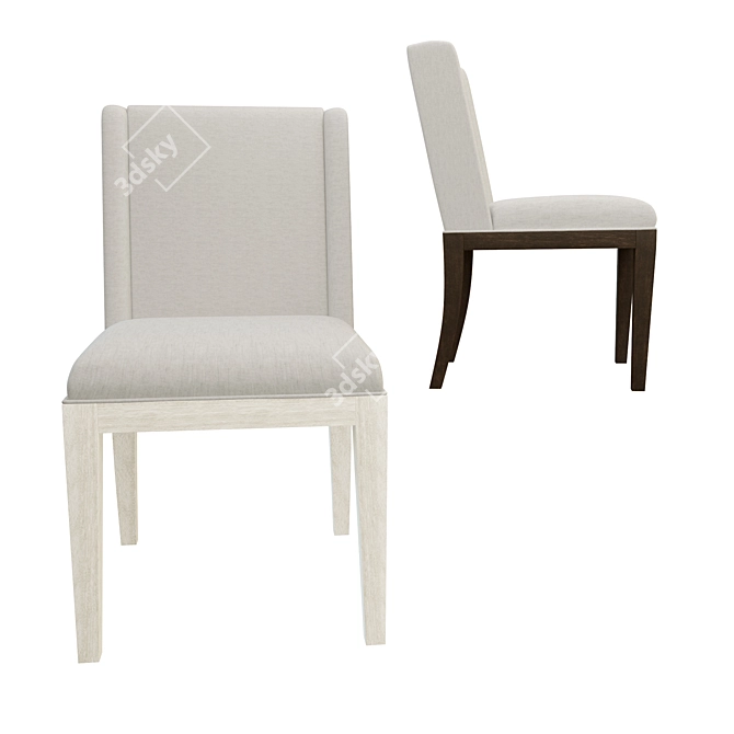 Modern Horizon Dining Chair – Stylish and Sturdy 3D model image 2