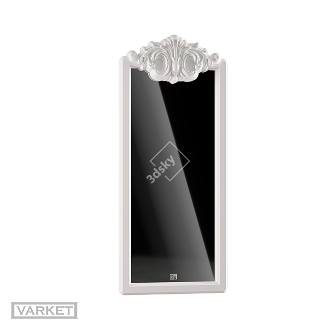 Corona№12 Wall Mirror: Elegant Interior Design 3D model image 8