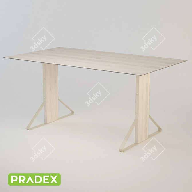 OM Twist Dining Table by PRADEX 3D model image 2