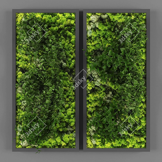 EcoWall Vertical Garden Kit 3D model image 1