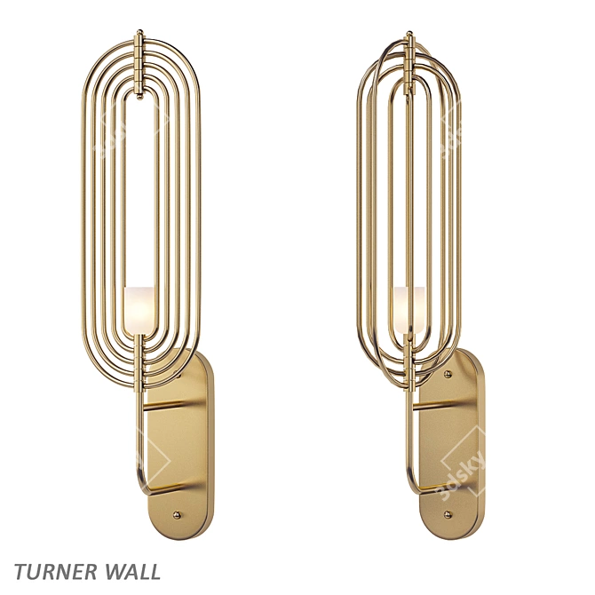 DelightFULL Turner Wall Light 3D model image 1