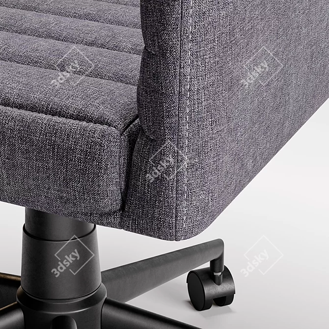 Zuo Modern Bronx Ergonomic Chair 3D model image 3