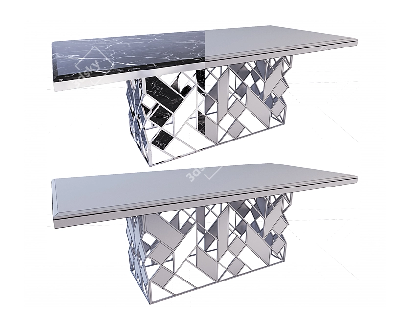 Stylish Dining Table for Modern Homes 3D model image 8