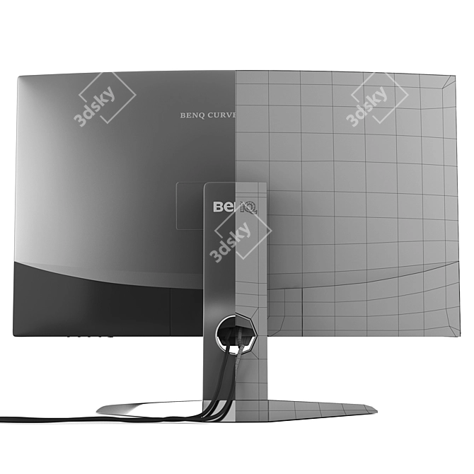 BenQ EX3203R 31.5" Curved Monitor 3D model image 4