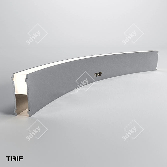 TRIF LANE: Linear LED Ground Light 3D model image 1