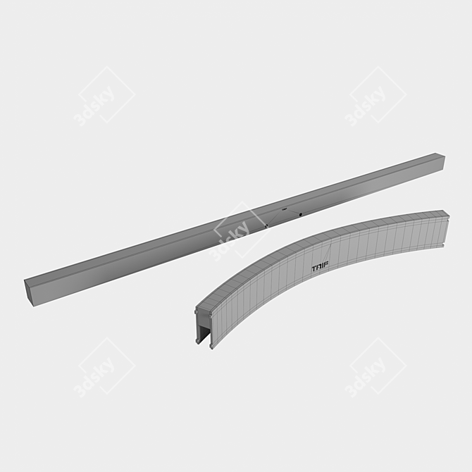 TRIF LANE: Linear LED Ground Light 3D model image 4