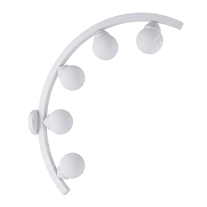 Mone Wall Sconce: Elegant Artistry 3D model image 4