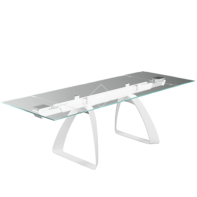 Modern Italian Brenta Dining Table 3D model image 2