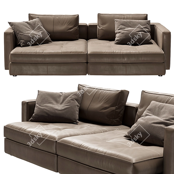 Luxurious Comfort: Poltrona Frau Massimosistema 3D model image 1