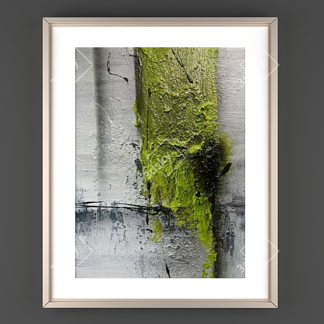 Vintage Art Painting - AC0343 3D model image 1
