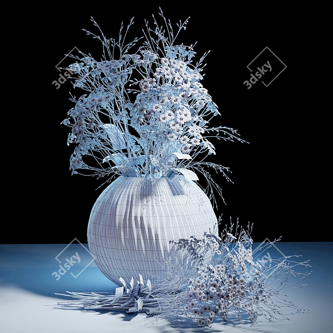  Elegant Cuttings: Bouquet 08 3D model image 1