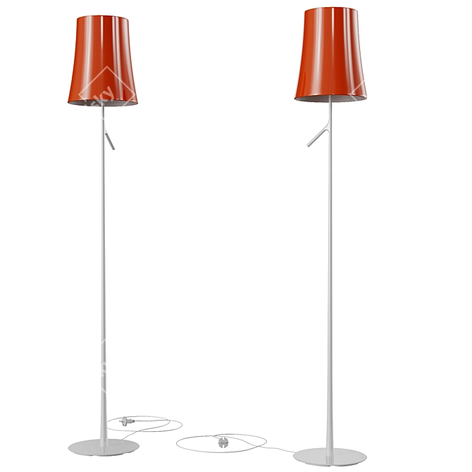 Elegant Illuminating Floor Lamp 3D model image 1