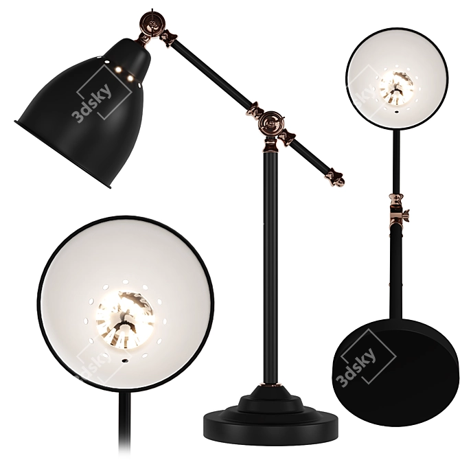 Odeon Cruz Table Lamp 3D model image 1