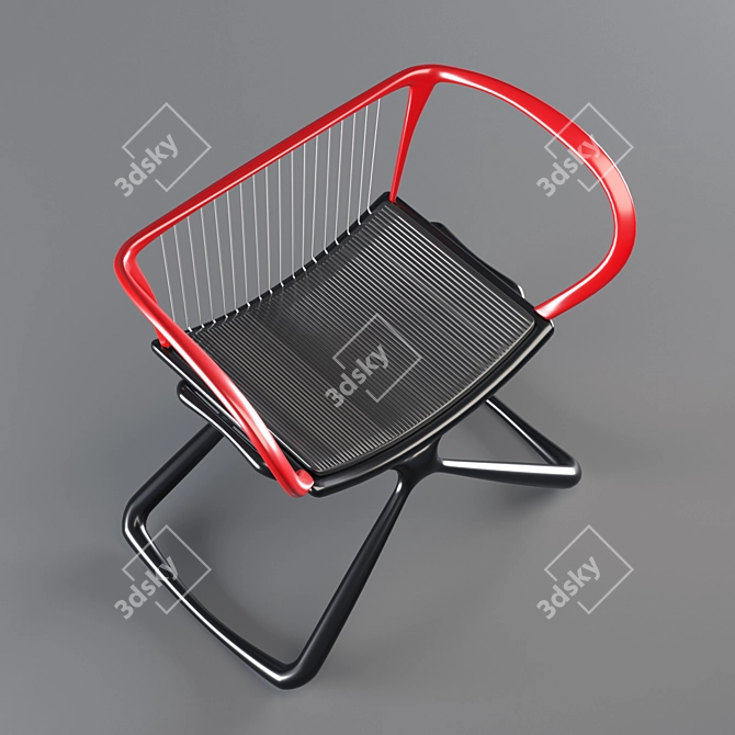 Dante Modern Replica Chair | Sleek & Stylish 3D model image 4