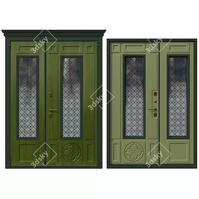 Om Termowood - High-Quality Thermally Insulated Doors 3D model image 1
