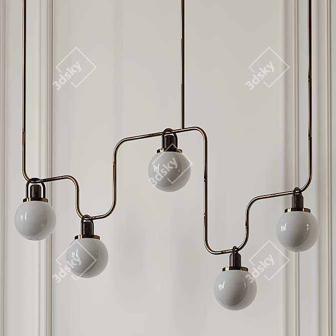 Escalante 5 Pendant Light 3D model image 1