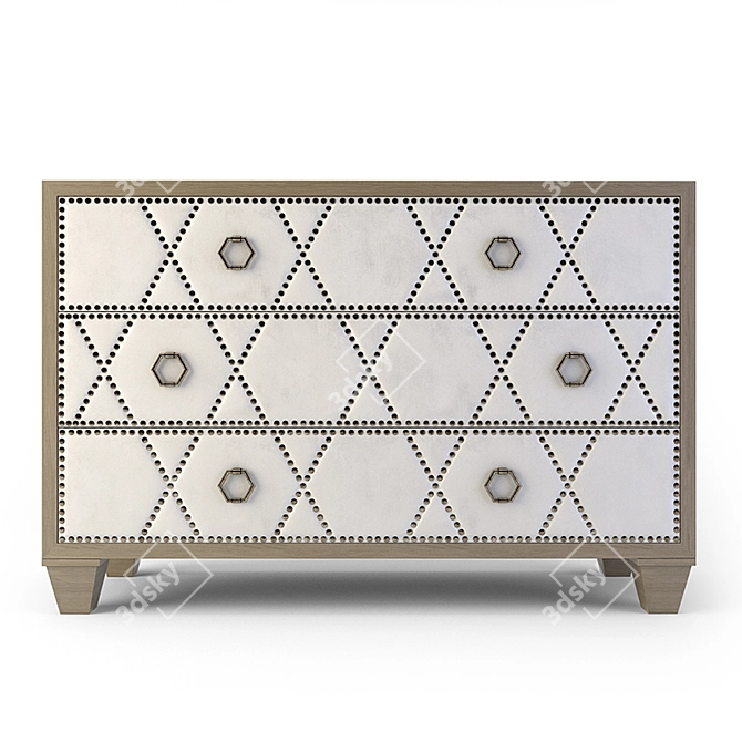Santa Barbara Bernhardt Drawer Chest 3D model image 2