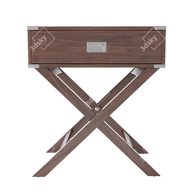Alastair Wood Campaign Nightstand 3D model image 3