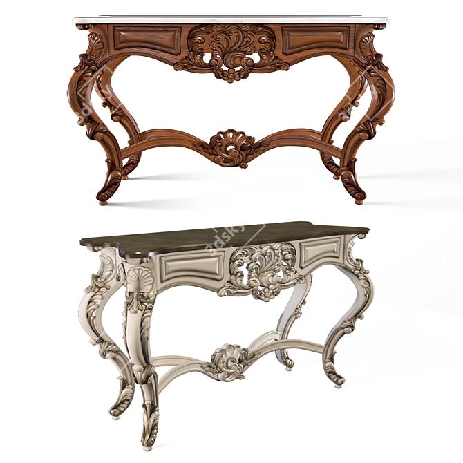 Vimercati Italian Console: Luxury Classic Design 3D model image 1