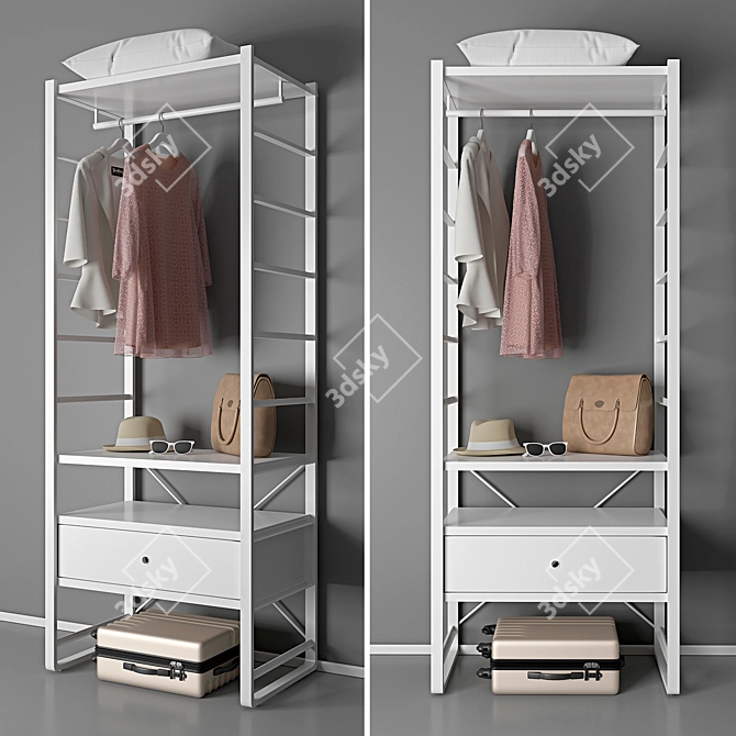 IKEA Elvarli 2 Set - Modern Storage Solution 3D model image 1