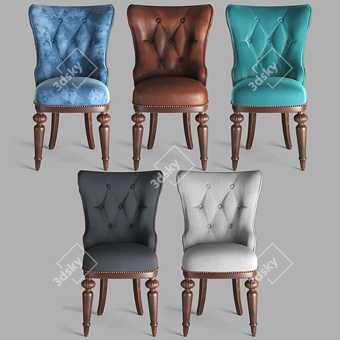  Timeless Elegance: Classic Chair C 3D model image 2