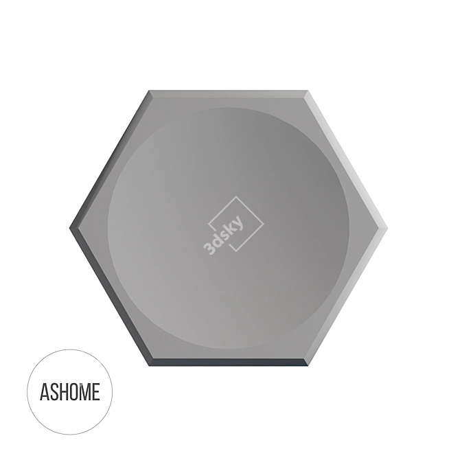 ASHOME 3D Wall Tile: Modern and Versatile 3D model image 1