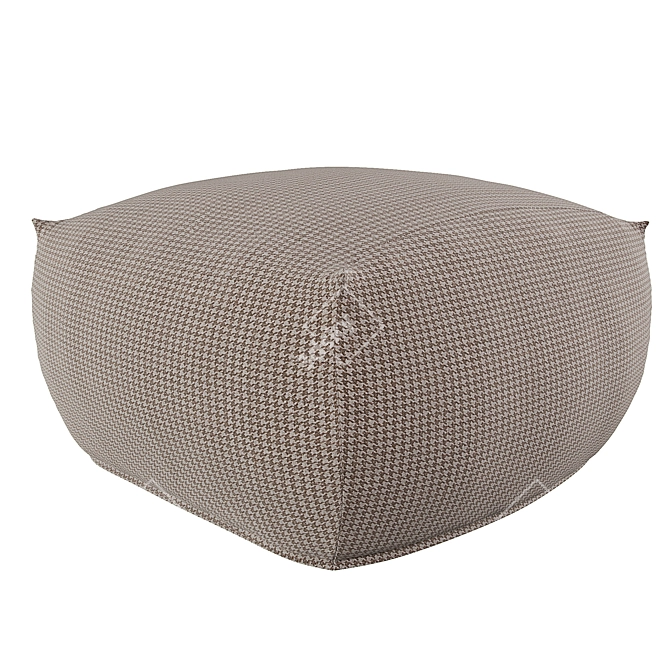 Tonin Casa Truly Pouf - Chic and Versatile 3D model image 2