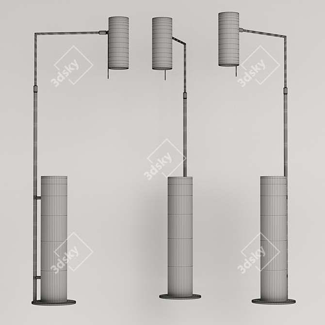 Elegant Alma Floor Lamp: Designed by Kelly Wearstler 3D model image 5