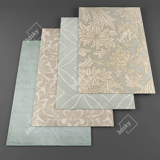 Stylish Surya Rugs Collection 3D model image 1