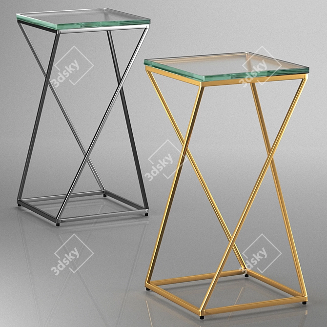 Mercurio 2013: Stylish Millimeter Side Table 3D model image 2