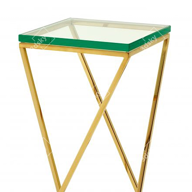 Mercurio 2013: Stylish Millimeter Side Table 3D model image 3