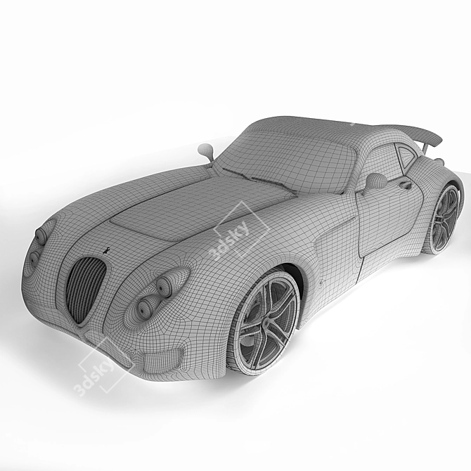  Sleek 2013 Wiesmann_gt In V-Ray 3D model image 4