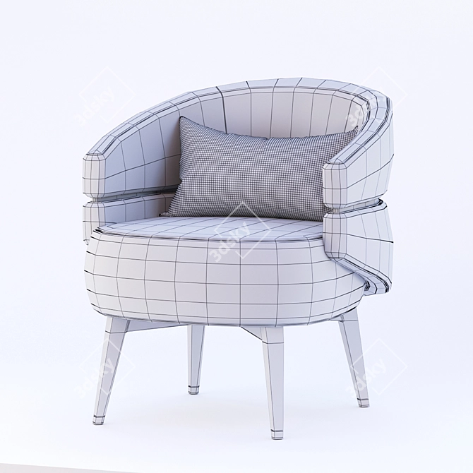 Luxurious Cairo Chair by Frato 3D model image 4