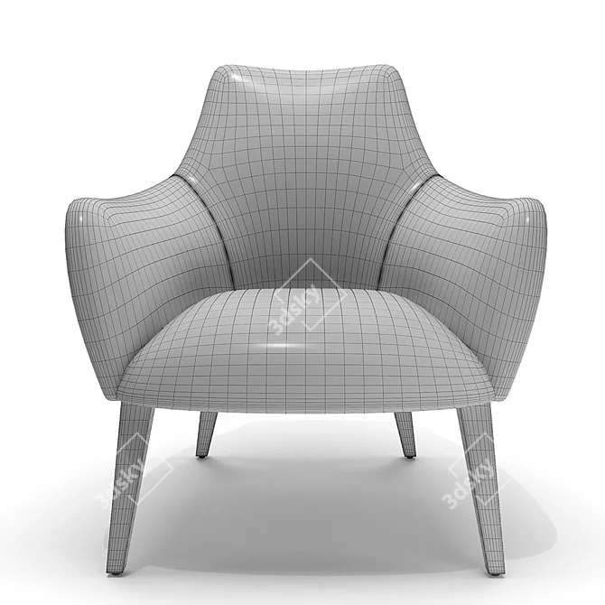 RENEE Luxe Accent Chair 3D model image 5