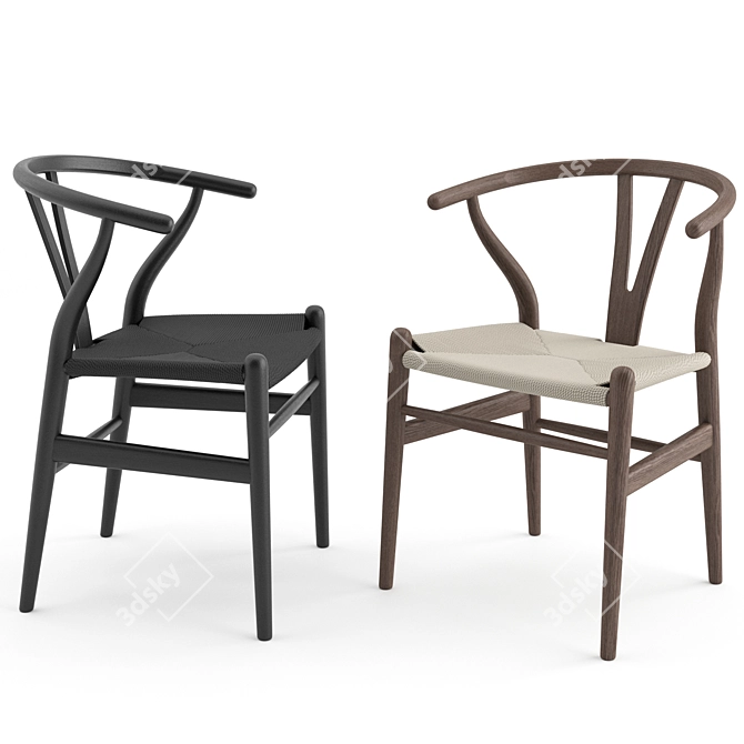 Carl Hansen & Søn's Chair Collection: Danish Design Classics 3D model image 2