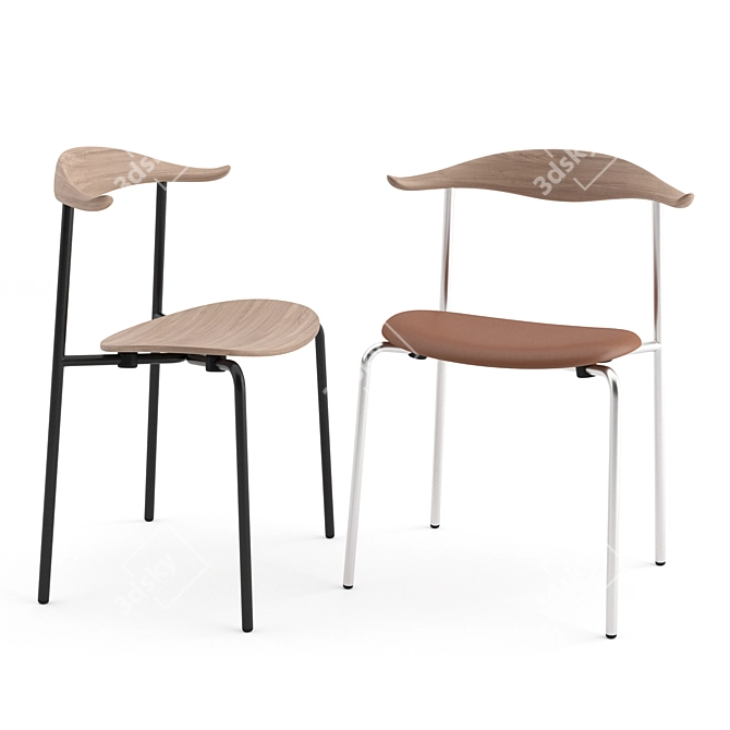 Carl Hansen & Søn's Chair Collection: Danish Design Classics 3D model image 4