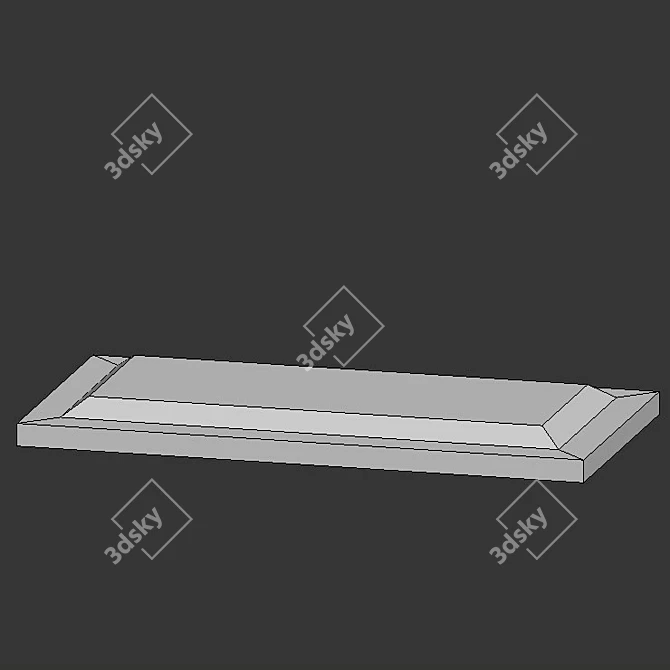 ASHOME 3D Wall Tiles: Stylish & Versatile 3D model image 2