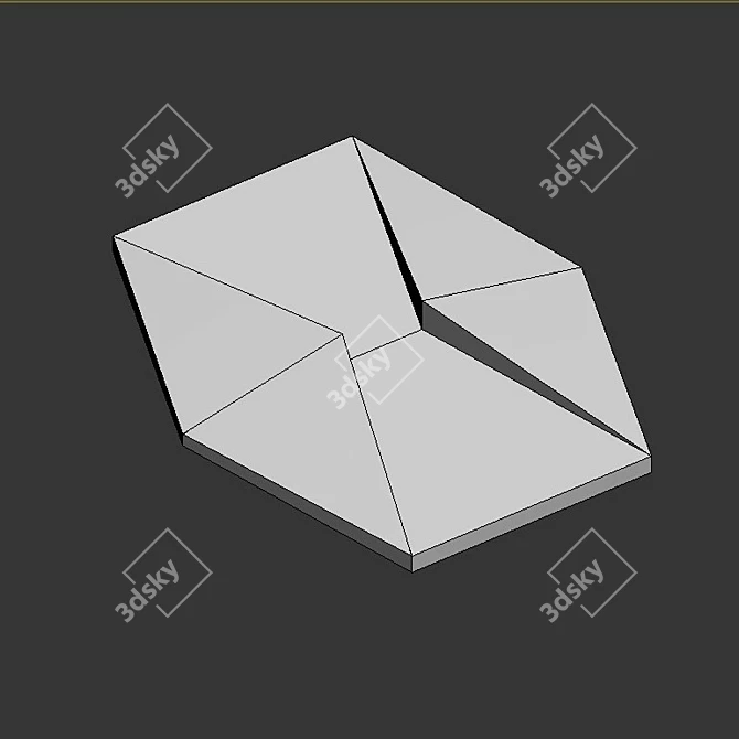ASHOME 3D Wall Tiles: Stylish and Customizable 3D model image 2