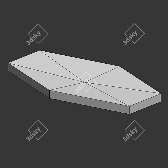 ASHOME 3D Wall Tiles - Custom Colors & Sizes 3D model image 2