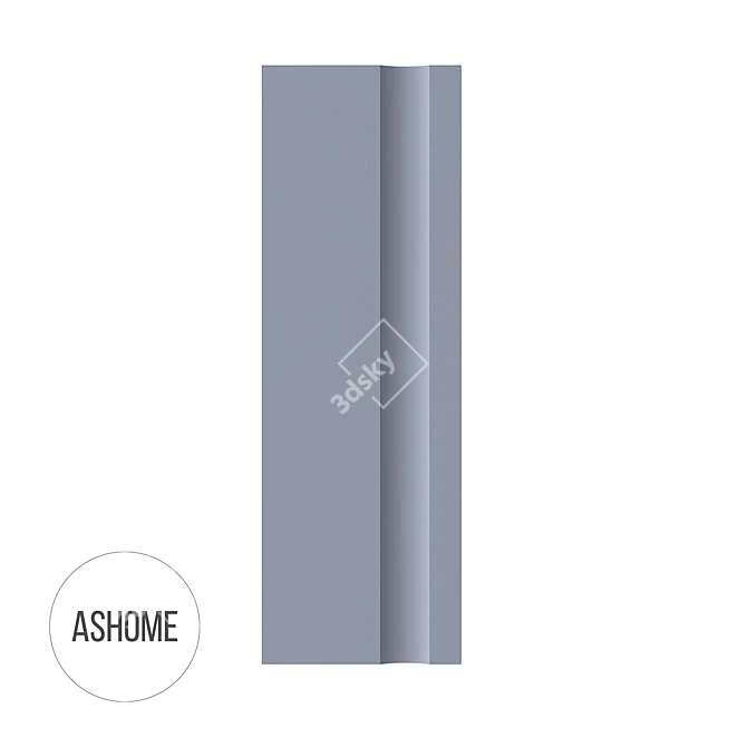 3D Wall Tile ASHOME - Versatile and Durable 3D model image 1