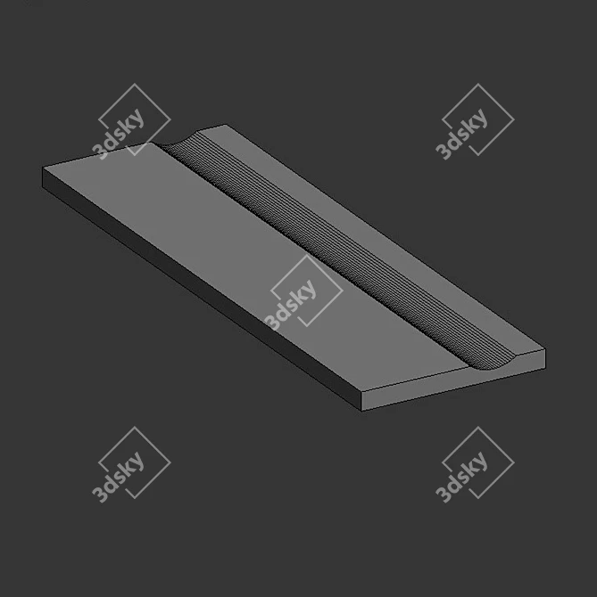 3D Wall Tile ASHOME - Versatile and Durable 3D model image 2