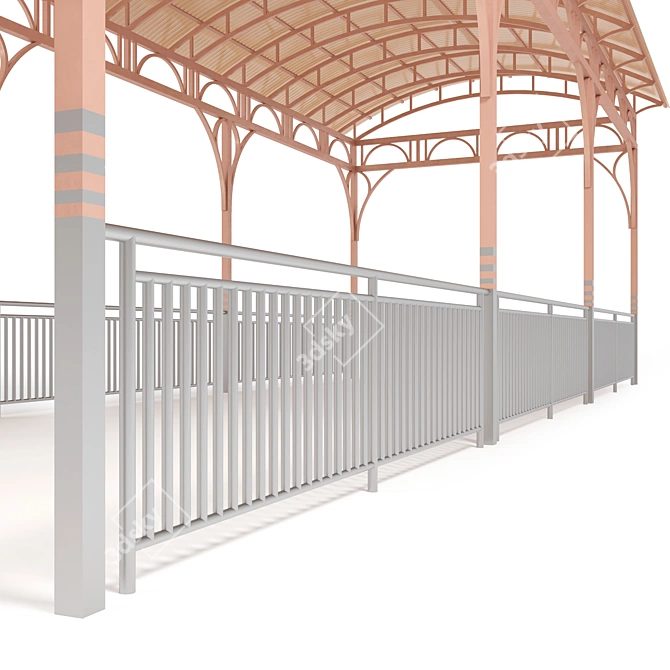 Versatile Carport: Protect & Park 3D model image 4