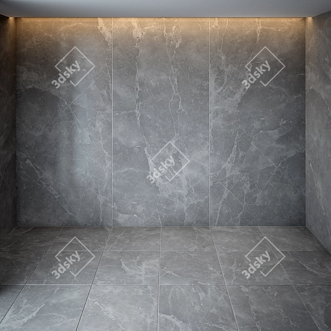 Luxury Marble Slab 075 3D model image 1