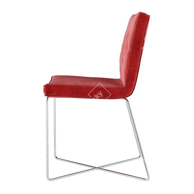 Quilted Line Liu Jo Chair: Urban Style 3D model image 2