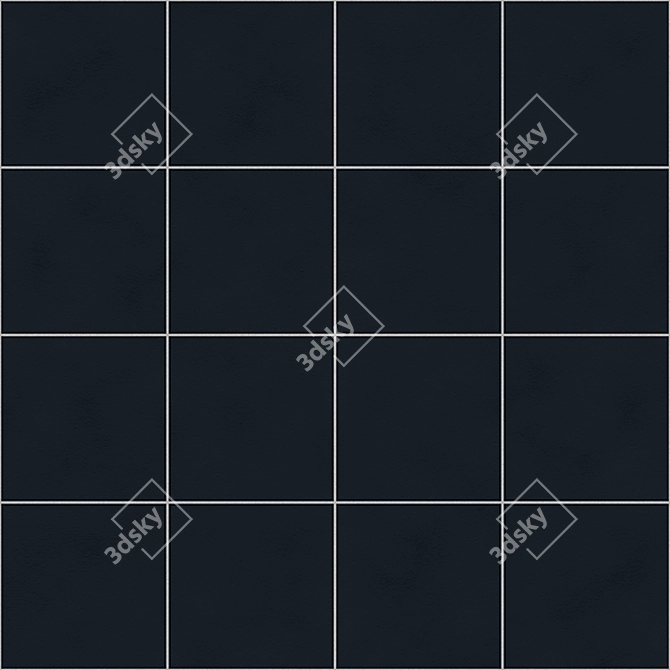 High-Res Square Tile Textures 3D model image 4