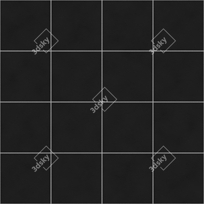 High-Res Square Tile Textures 3D model image 7