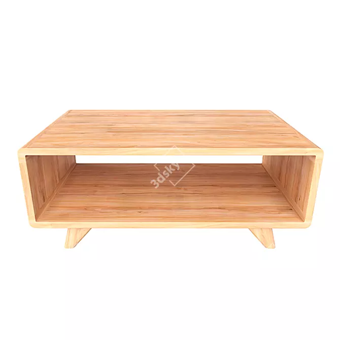 Minimalist Buche Coffee Table "Hello Thom 3D model image 3