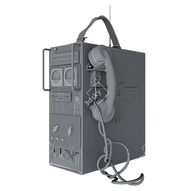 Title: Wolfenstein PC Case Mod 3D model image 5