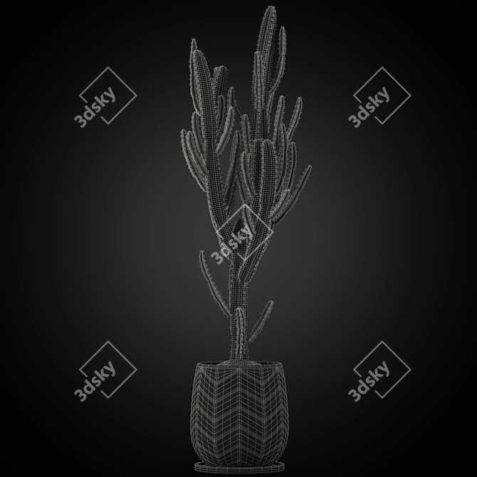 Botanical Treasures: Greenery Assortment 3D model image 3